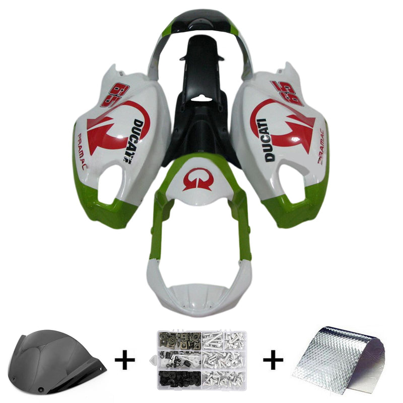 Amotopart Ducati Monster 696 796 1100 S EVO all years Fairing Kit Bodywork