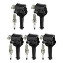 5x Ignition Coil Pack UF517+Spark Plugs For Volvo S60 2.5L L5 2012-2016