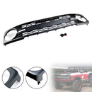 Black Front Bumper Grille Grill Fit Ford Bronco 2021-2023 With Led Light