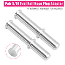 2x Quick Connect Male 5/16 Fuel Rail Hose Plug Adapter For LS LS1 LS3 AN807-01A