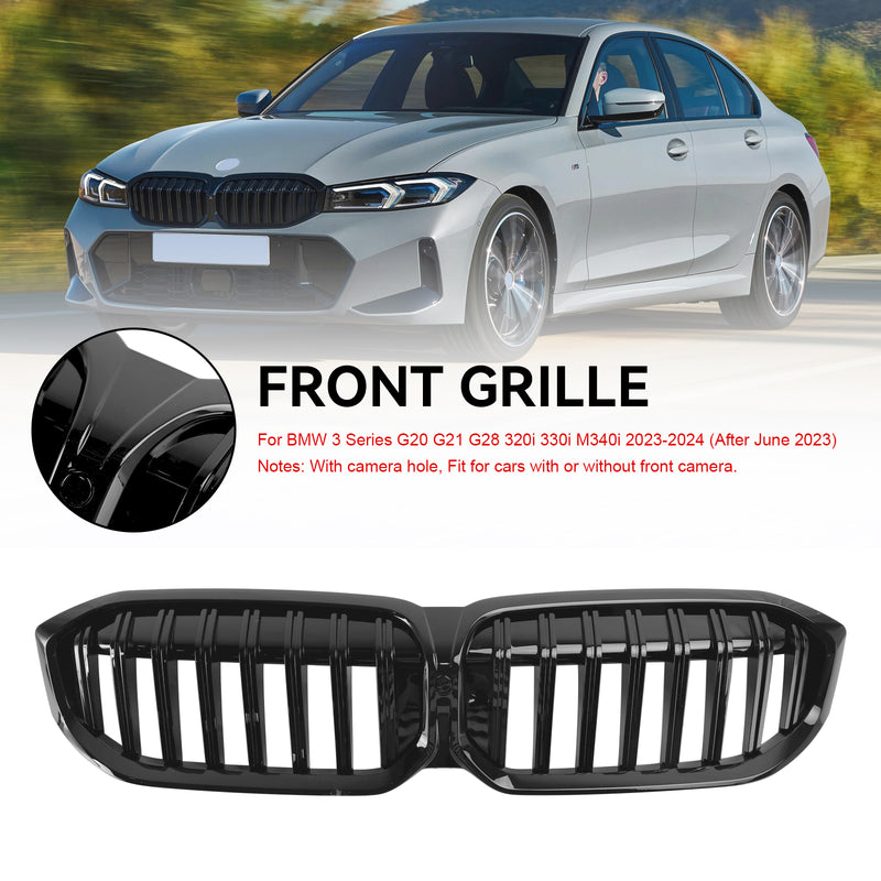 BMW G20 320i 330i M340i 2023-2024 Gloss Black Front Kidney Grille Grill