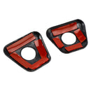 Carbon Fiber Inner Door Bolt Lock Down Frame Trim For BMW 5 Series G30 18-22