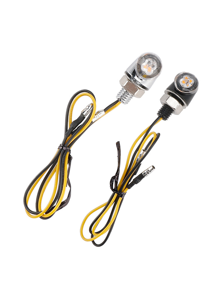 12V LED Turn Signal Indicator Light 8mm Universal Motorcycle For Honda