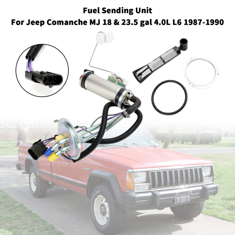 Jeep Comanche MJ 1987-1990 Gas Tank Sending Unit w/ F.I. w/ the Fuel Pump
