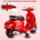 Dual Electric 6V Ride On Motorcycle Toy Car For Kid 3 Wheeler Toy Car Red