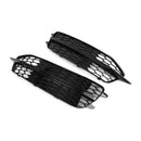 2X Car Front Bumper Fog Light Grilles For Audi A6 C7 S-Line 2012-2014