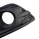 2013-2017 Ford Fiesta 2PCS Matte Black Front Fog Light Lamp Cover Grille