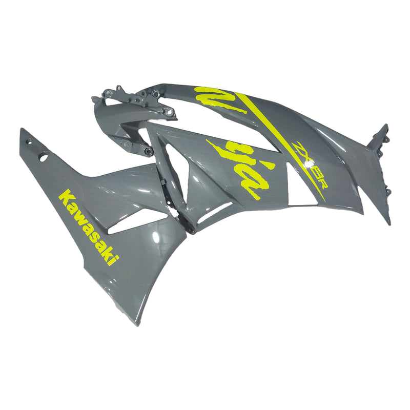 Amotopart Kawasaki ZX6R 636 2009-2012 Fairing Kit Bodywork Plastic ABS