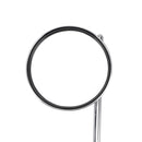 Pair Universal Motorcycle 4" Chrome Clamp-On Mirrors - Round for 7/8" in Bars