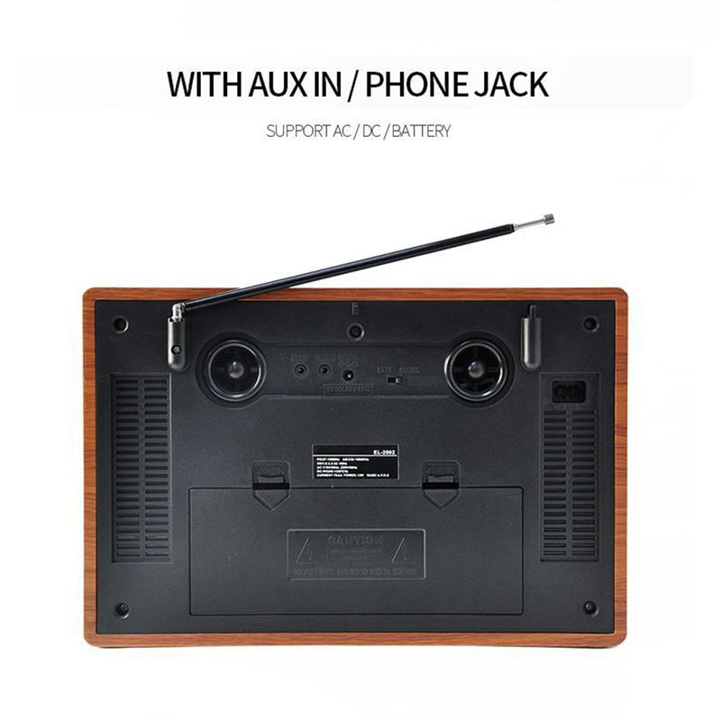 Retro-Style Decorative Radio Multifunction Music Player Bluetooth Speaker Radio