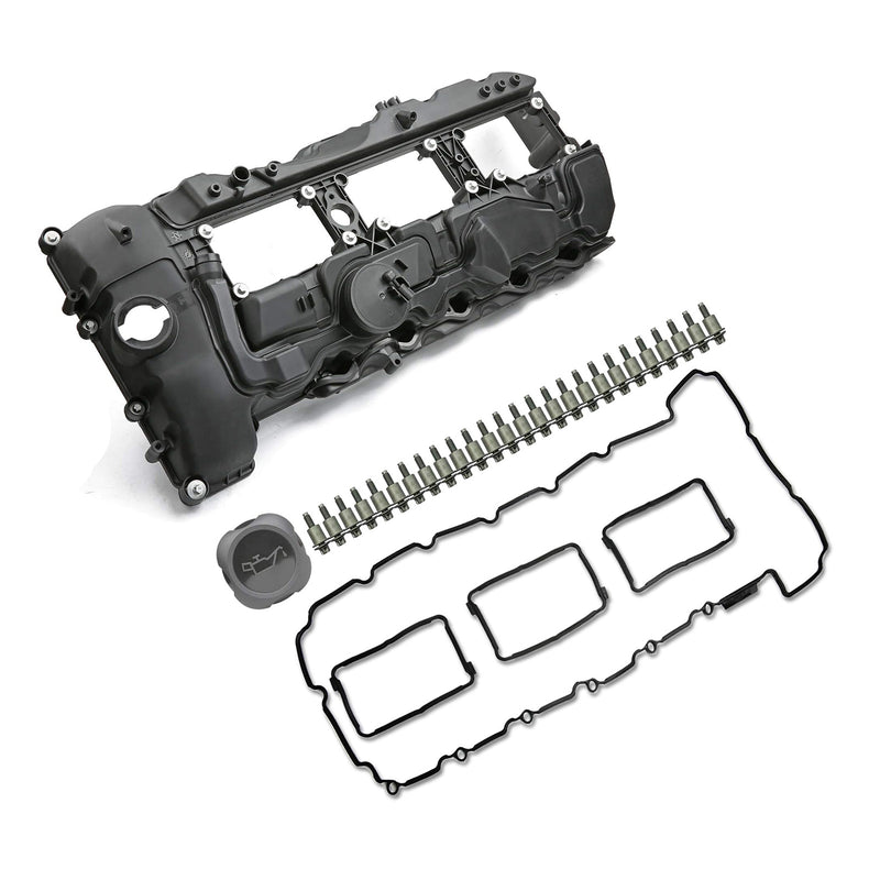 Valve Cover w/ Gasket+Cap 11127570292 For BMW N55 135i 335i 535i 640i 740i