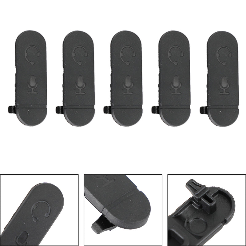 1x/5x Dust Cover For XIR P3688 DEP450 DP1400 CP200D Earphone Jack Side Cover