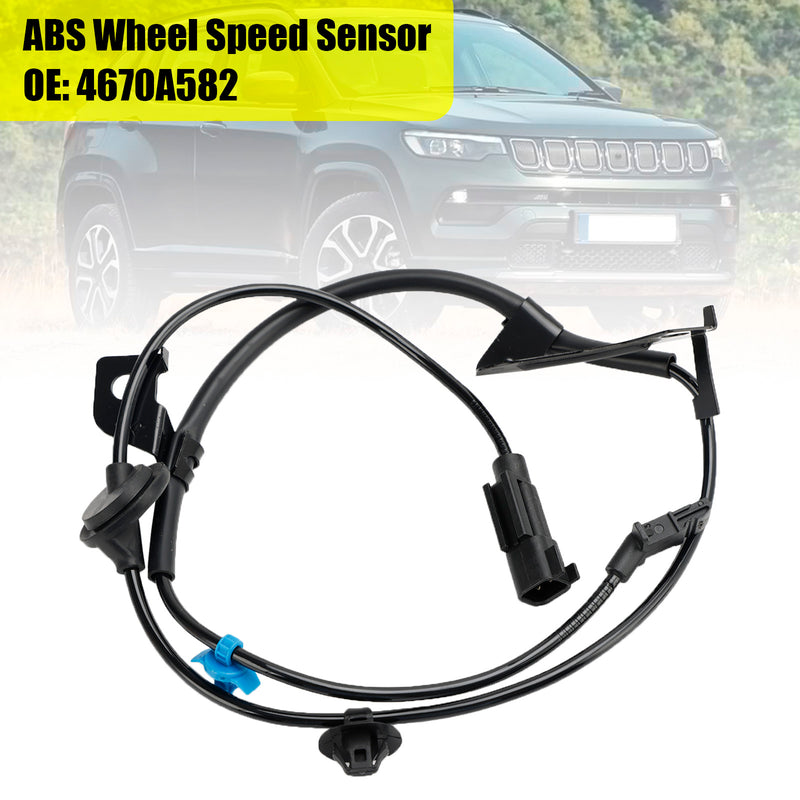 4670A582 Rear Right ABS Wheel Speed Sensor For Jeep Compassm Mk49 Patriotm Mk7