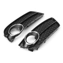 A Pair Of Car Fog Lamp Grilles 8T0 807 682 8T0 807 681 For Audi A5 2008-2011