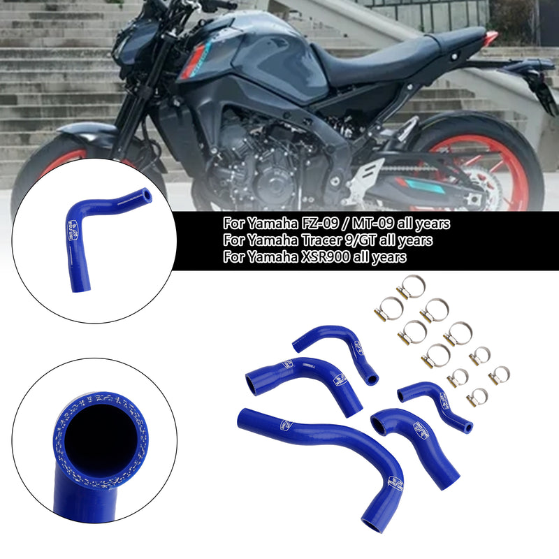Silicone Radiator coolant Hose For Yamaha MT-09 XSR900 Tracer 9/GT all years