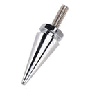 3 Spiked Windshield Bolts Silver For Electra Glide Tri Glide Street Glide 14-25