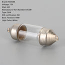 For TOSHIBA TAC6W Car Auxiliary Bulbs 31MM C6W 12V6W Festoon Lamp
