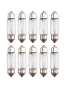 10PCS Car Light Tubular Lamp bulb C5W SV8.5 36MM 6418 12V 5W For OSRAM