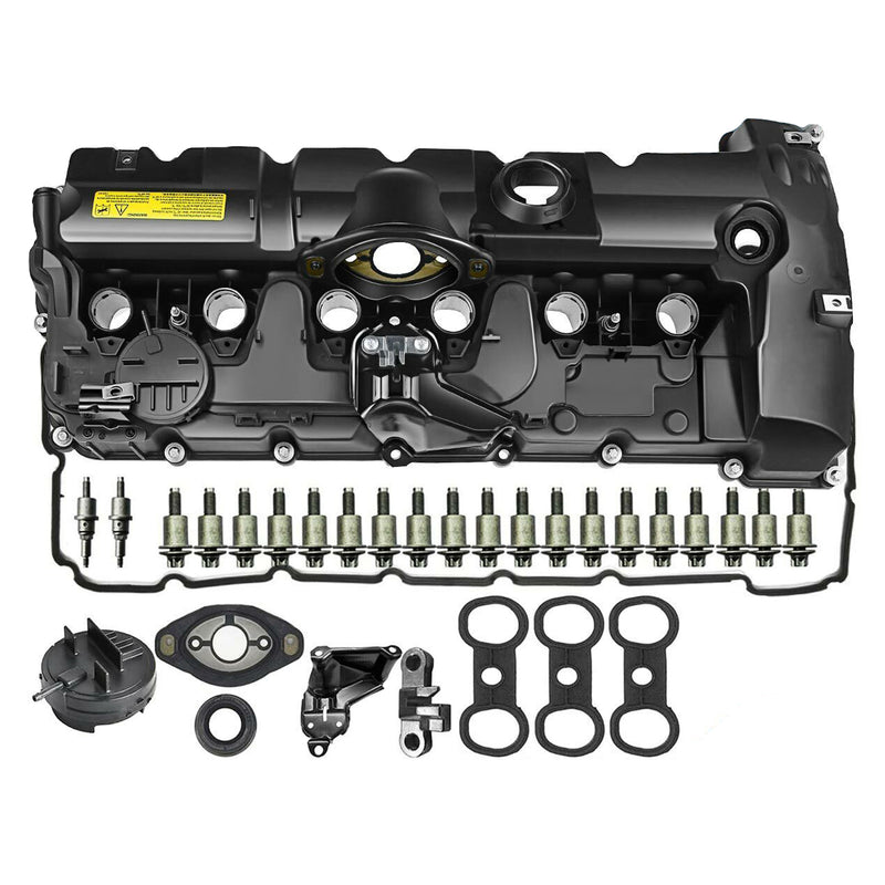 BMW 528i 2008-2011 L6 3.0L Valve Cover w/ Gasket Bolts 11127552281 URO011833 264-935