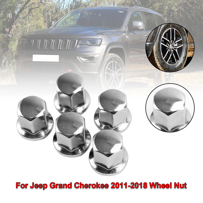 5PCS Lug Nuts Fit Ram 1500 Fit Jeep Grand Cherokee Wrangler 2012-2018 14x1.5