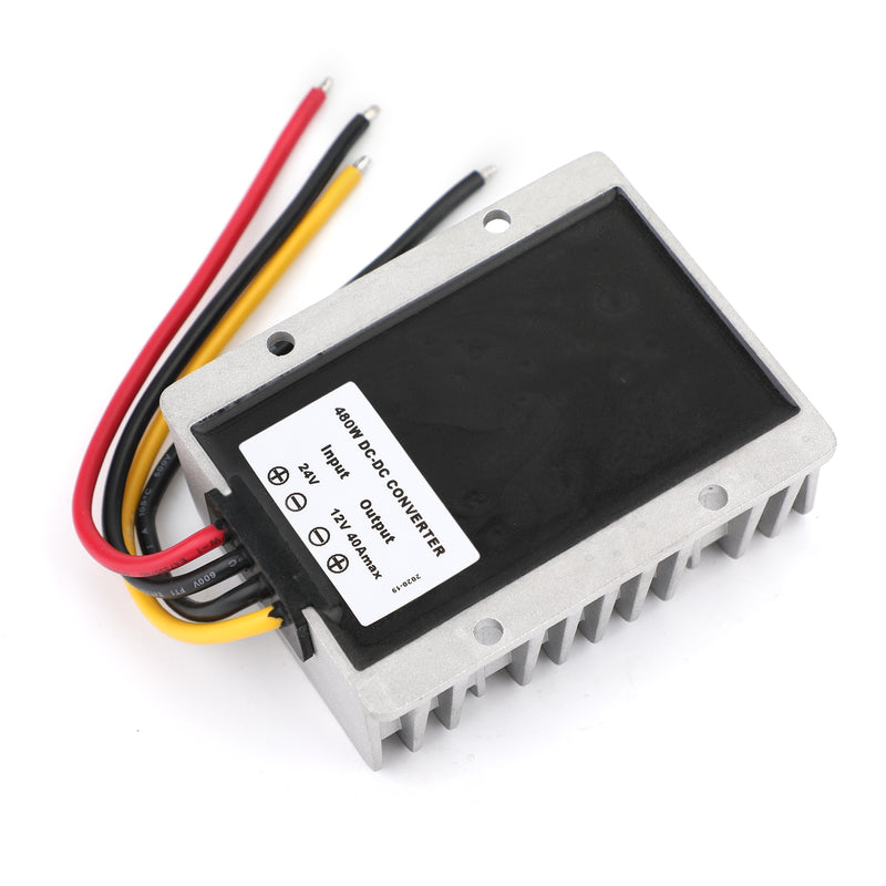 WaterProof 24V to 12V 2-60A Step Down DC/DC Power Converter Regulator