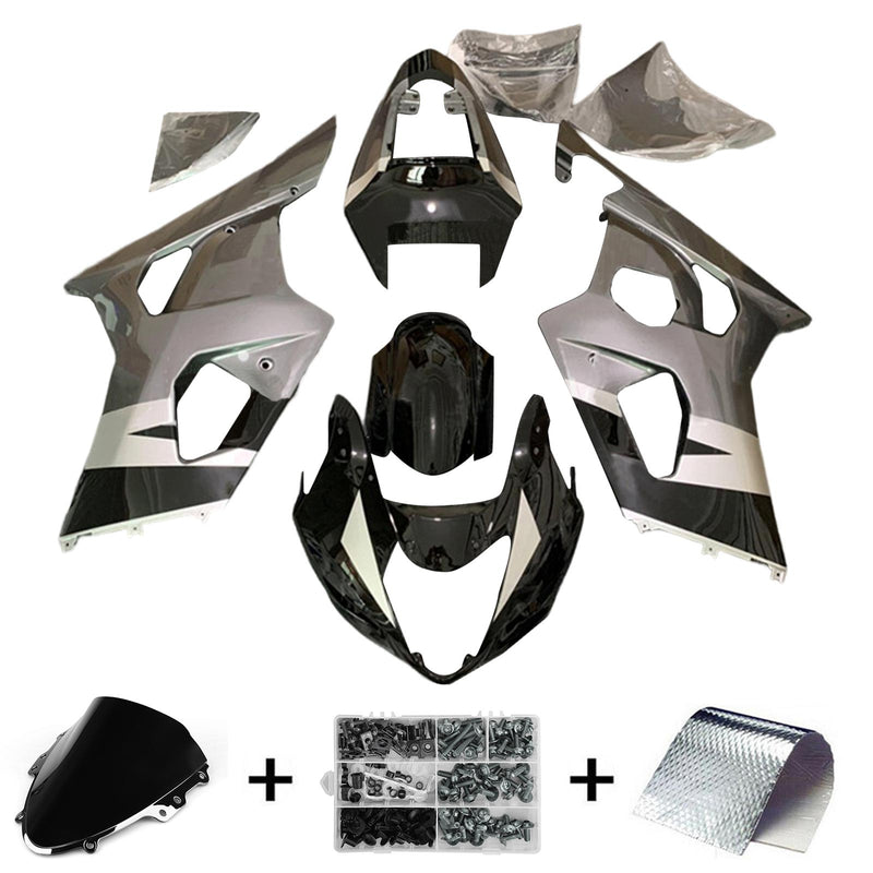 Amotopart Suzuki GSXR 600/750 2004-2005 K4 Fairing Kit Bodywork Plastic ABS