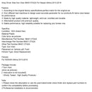 Gray Left Side Sun Visor 964013TA2A For Nissan Altima 2013-2018