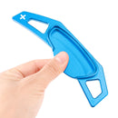 Steering Wheel Paddle Shifter Extension For Smart Aluminium Blue