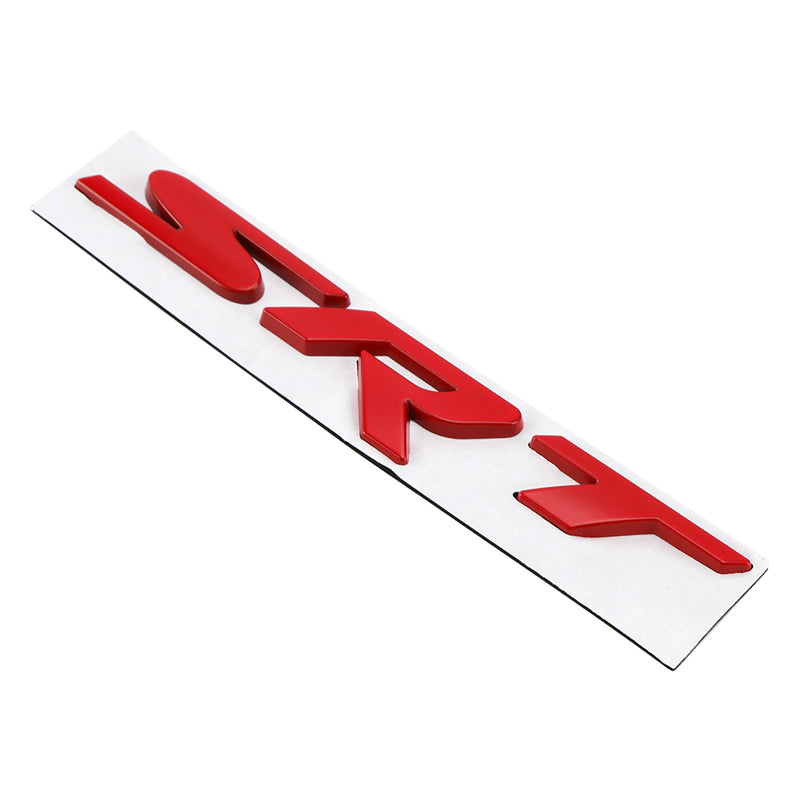 Rear Tailgate SRT Decal Emblem for Challenger Trunk Lid Badge Red