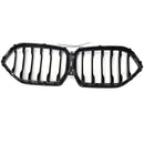 Black Front Bumper Grille Grill Fit BMW X6 G06 M50i 2020-2022 W/Camera Hole