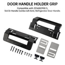 2��RV Refrigerator Door Handle Holder Grip Black Hardware For Dometic 3316882900