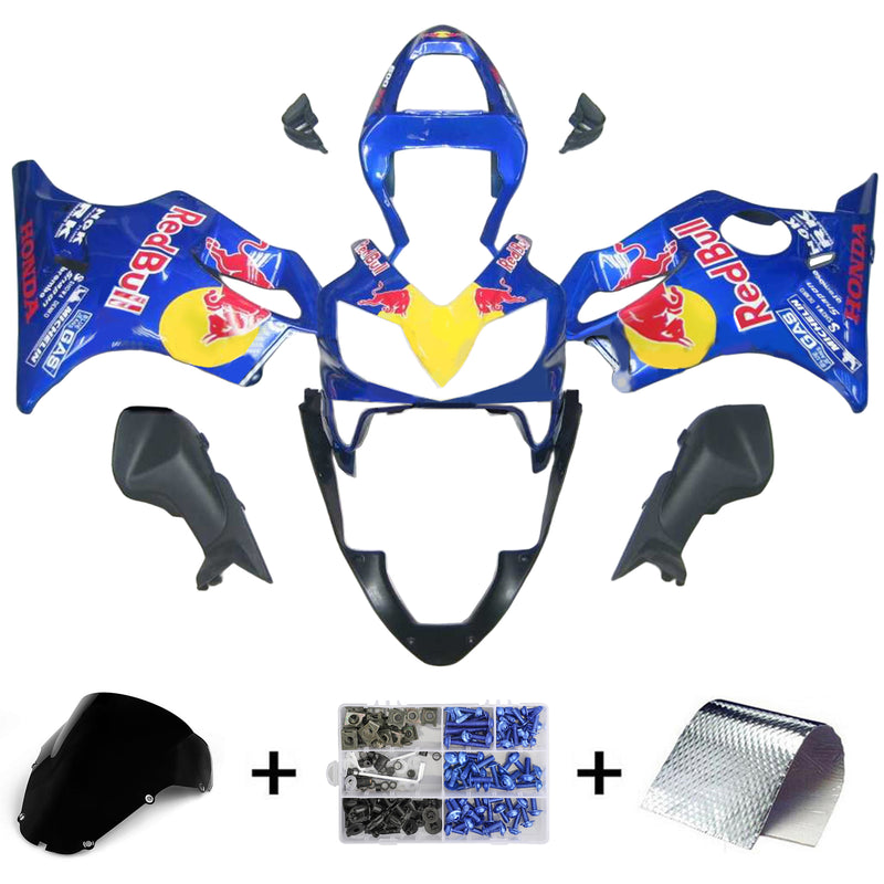 Amotopart  Honda CBR600 F4i 2001-2003 Fairing Kit Bodywork Plastic ABS