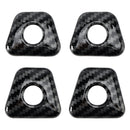 Carbon Fiber Inner Door Bolt Lock Down Frame Trim For BMW 5 Series G30 18-22