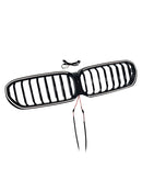 2021-2024 Fit BMW 5 Series G30 G38 Gloss Black Front Kidney Grill Grille