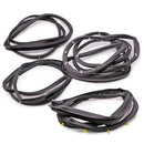 1998-2005 Nissan D22 Frontier 4Dr Double Cab 4PCS Front Rear Door Rubber Seal Weatherstrip 80831-2S400