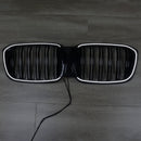 Front Kidney Mesh Grille Grill Fit BMW X4 G02 X3 G01 G08 2018-2021 Pre LCI