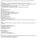 2019-2021 Mercedes Benz W205 Facelift C63 AMG S Base Left LED Rear Tail Light Brake Lamp 2059067103 2059067203