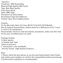 Gloss Black Rear Boot Spoiler For Mercedes-Benz CLS-Class W218 C218 10-18