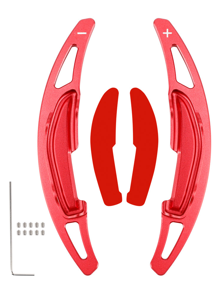 Steering Wheel Paddle Shifter Extension For BMW M3 M4 X5M X6M Aluminium Red