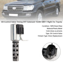 Oil Control Valve Timing VVT Solenoid 15330-50011 Right For Toyota