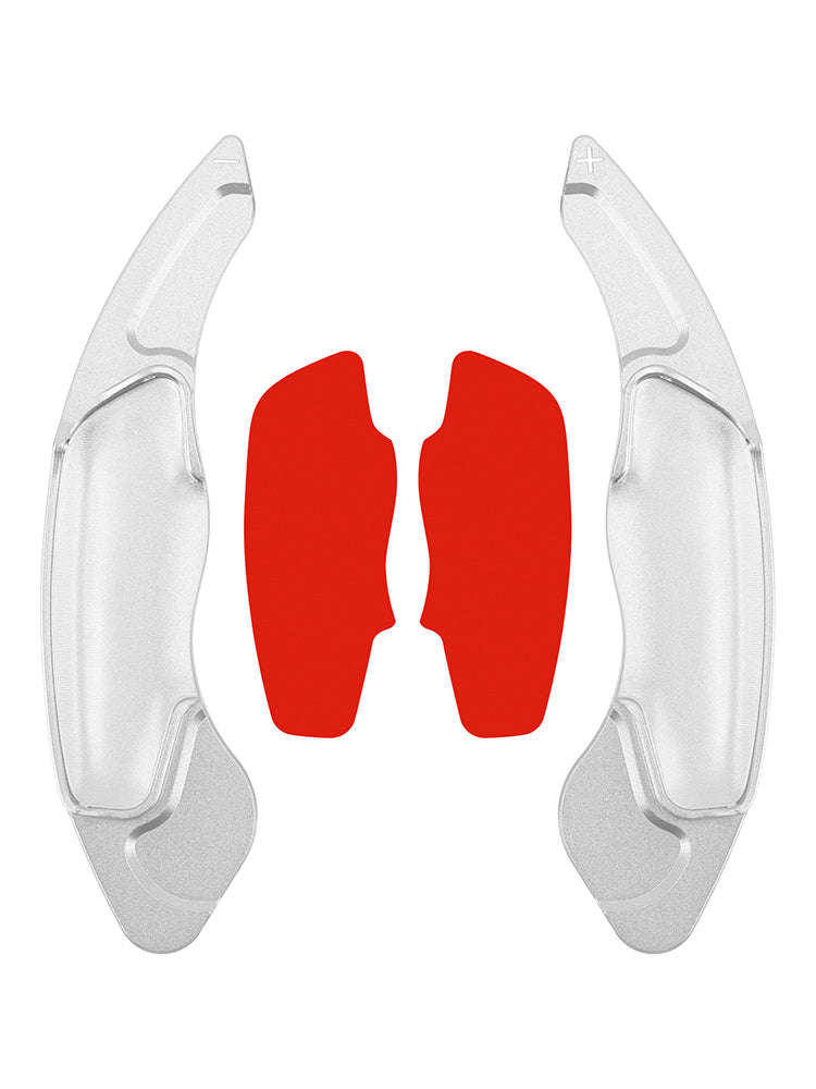 Steering Wheel Paddle Shifter Extension For VOLVO XC60 XC90 Aluminium Silver
