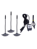 3Pcs Front Grille LED Lighting RGB With APP Controller For SUV off-road vehicles