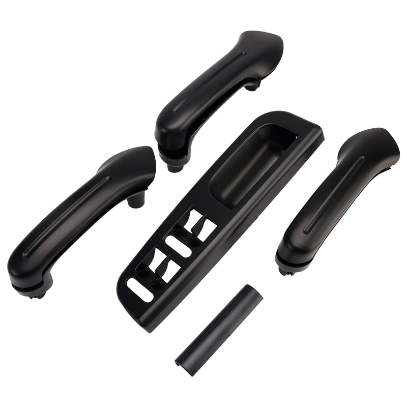 RHD Interior Door Grab Handle Cover + Switch Bezel For VW Golf MK4 Bora 1998-05