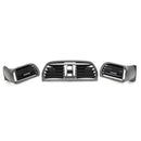 2004-2012 Porsche GT2 GT3 997 Left Right Central AC Vent Cover Gray 99755214105 99755213105 99755213205