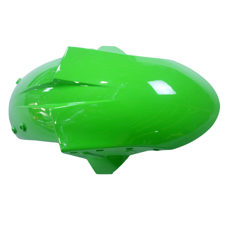 Fairings 2007-2008 Kawasaki ZX6R ZX636 Green Black  ZX6R  Generic