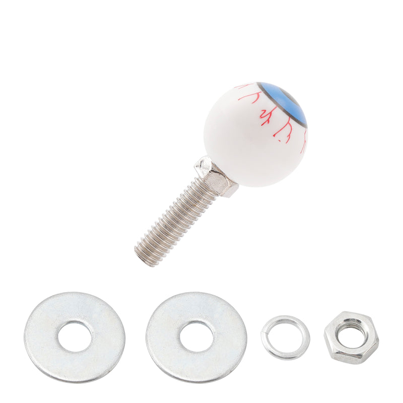 M6 Plastic Custom Head Eyeball License Plate Frame Screws Bolts Hardware X4