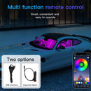Car Interior Footwell Atmosphere RGB LED Strip Lights With Remote+ APP Control