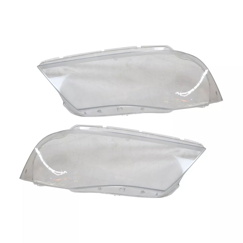2PCS Xenon Headlight Headlamp Clear Lens Cover For BMW 3 E90 E91 Sedan 2005-2012