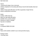 Side Frame Panel Protector Fairings Cover For Kawasaki Z900RS 2018-2024 Chrome