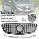 Chrome Front Bumper Grill Grille Fit Mercedes Vito W447 2014-2023 GT Stlye